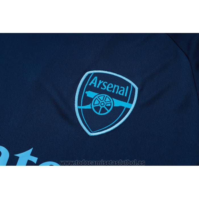 Chandal del Arsenal Manga Corta 2024-2025 Azul - Pantalon Corto